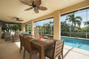 Saltwater electric & solar-heated pool home, with TV on lanai - Villa Addison